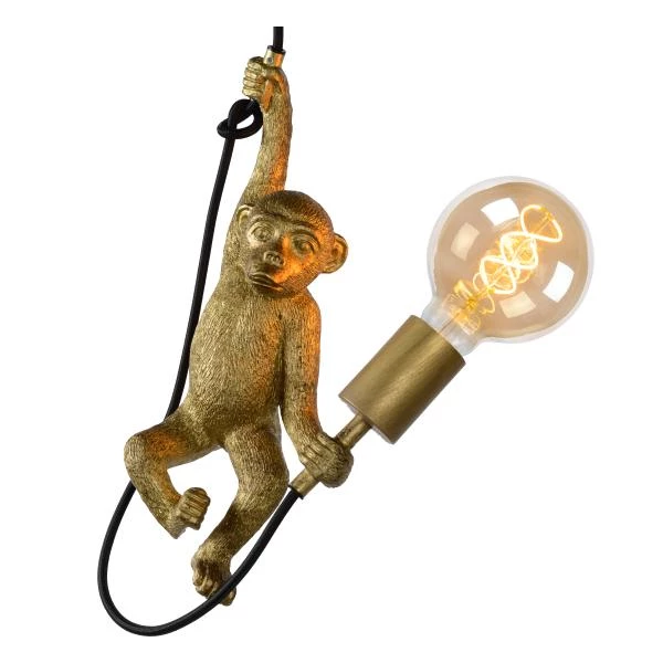 Lucide EXTRAVAGANZA CHIMP - Pendelleuchten - Ø 17,6 cm - 1xE27 - Schwarz - detail 3